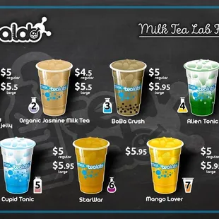 Milk Tea Lab Favorites
