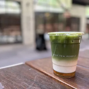 Orange blossom matcha