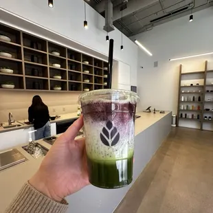 Blueberry Lavender Matcha