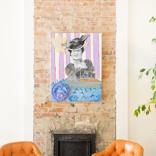 Portrait of Milka by Artist and Barista Darby Madden Gross.