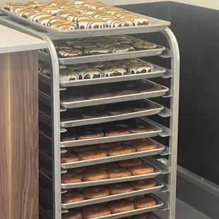 Tray of donuts