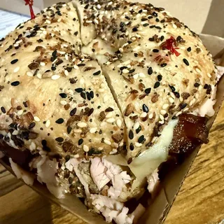 Smoked Turkey Bagel