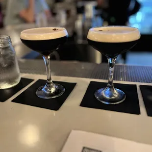 Foxtail espresso martini. Looks pretty but did not taste good at all.