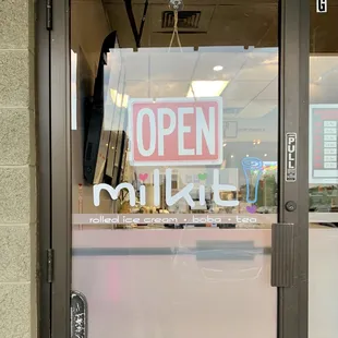 a closed sign in a window