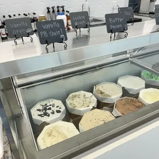 Locally made Ice cream flavors
