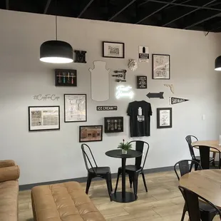 Beautiful area to sit, relax, and enjoy your frozen treat