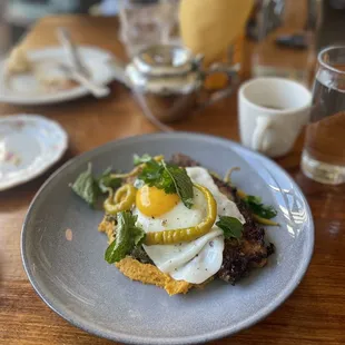 Shawarma spiced steak and egg