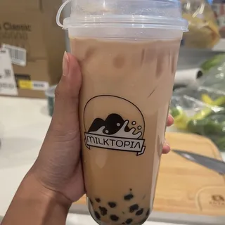 B13. House Milk Tea (Black Tea) w/ Boba