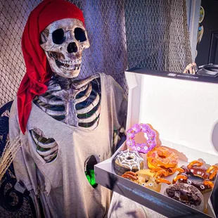 IG: @253Eater - Assortment of Halloween Raised &amp; Mochi Donuts