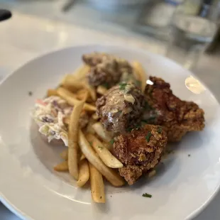 Buttermilk chicken and gravy