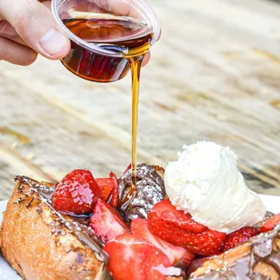 Strawberry Nutella French Toast