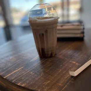 Cinnamon bun latte