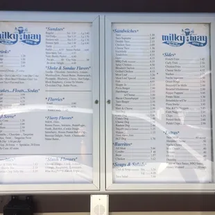 Milky Way recently updated their menu. They have many great options and my favorites are the enchilada and vanilla Coke.