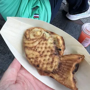 Nutella stuffed taiyaki