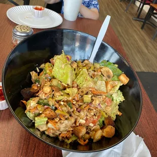 Big choose your fillings salad