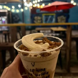 Neptune&apos;s moon special (peanut butter vanilla shake)