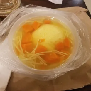 Matzah Ball Soup (fluffy heaven!)