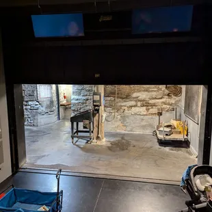 From the inside of the elevator tour