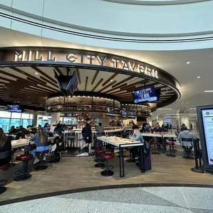 the inside of the restaurant