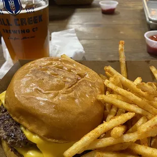 Did we mention the delicious Smashburger? With Cajun fries!