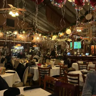 the inside of the restaurant