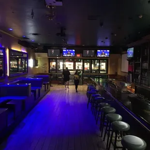 Empty at 8 pm during the week in mid June.