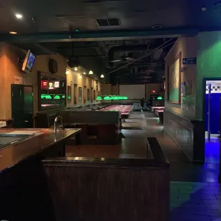 Back to the pool tables. Was once a nice clean bar... not so much anymore.