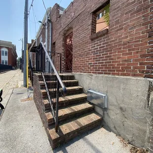 Back entrance / exit, not shown - outdoor seating available  in back