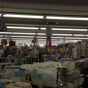 Abundant selection and variety