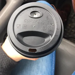 Here's the coffee I had to set down!