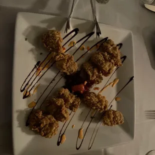 Fried oysters