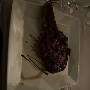 a piece of steak on a plate