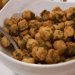 Boykin Cornmeal Fried Okra