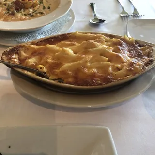 Macaroni And Aged White Cheddar Au Gratin