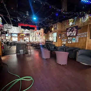the inside of a restaurant