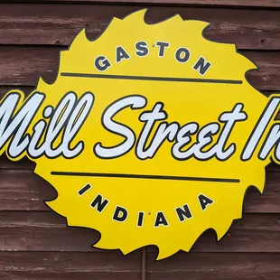 the sign for the hotel