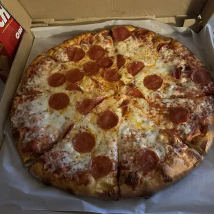 Pepperoni pizza