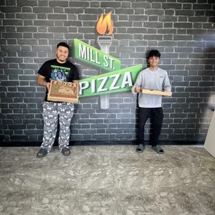Mill St Pizza first customers