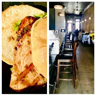 Salmon Sandwich to go