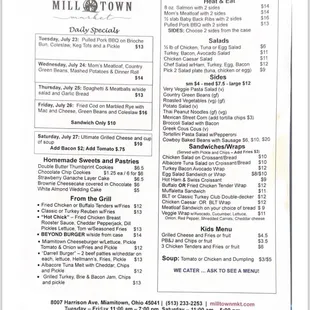 Menu 7/2024