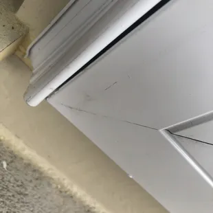 THIS is supposed to be a new $1000 door.