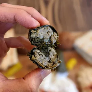 10/23/21 - Dolmas. Interesting fillings/flavors