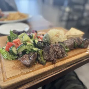 Beef Kebab Plate