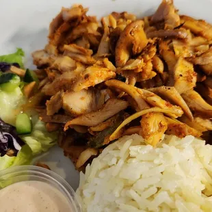 Chicken gyro plate