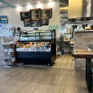 Front area were you see the menu