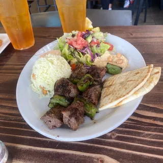 Beef Kebab Plate