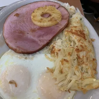Ham Steak & Eggs