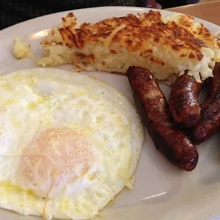 Chicken Apple Sausage & Eggs