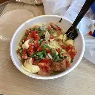 Chili Verde Mac &amp; Cheese Bowl!