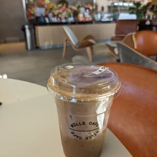 Ube coffee